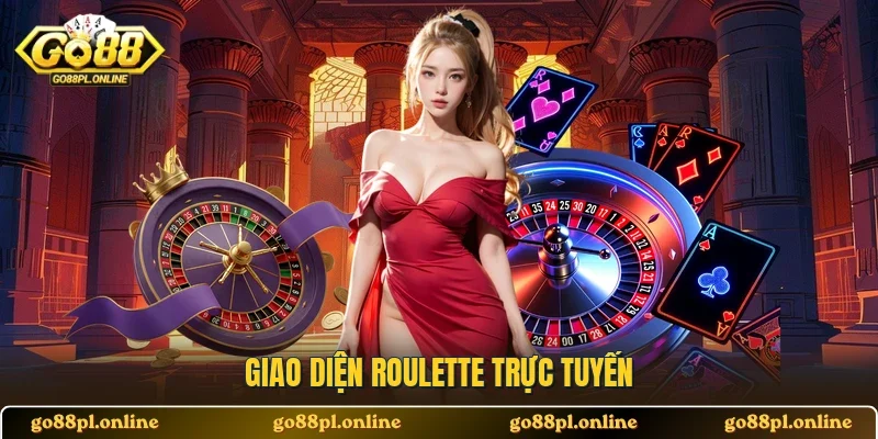 Giao diện Roulette trực tuyến 