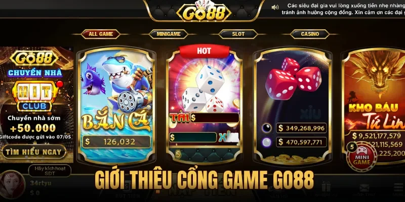 Giới thiệu cổng game Go88