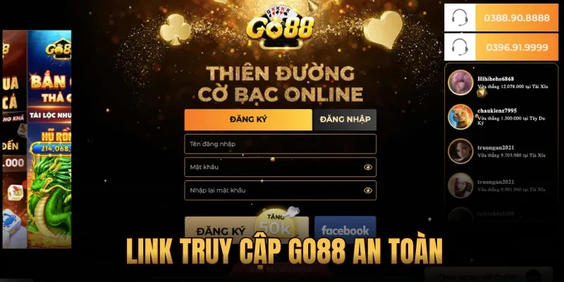 Link truy cập Go88 an toàn